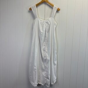 Vince Women Boho Chic Linen Blend Dress Size M Cottage Prairie Festival Beachy